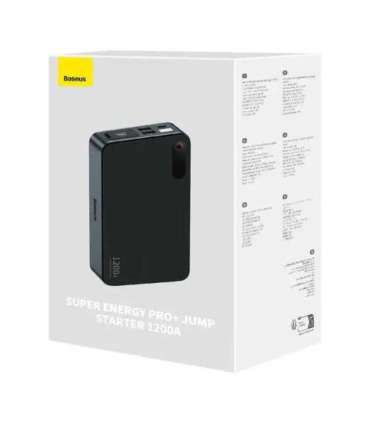Car Jump Starter Baseus Black Super Energy Pro+ 1200A  (black)