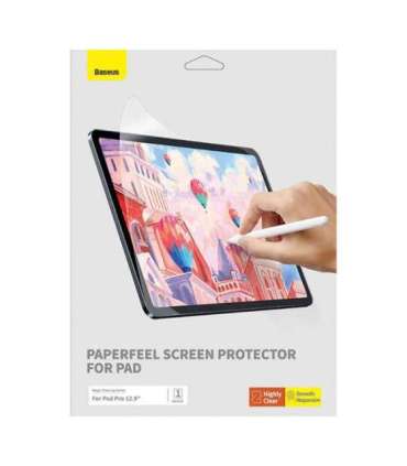Baseus Paperfeel film For Pad Pro (2018/2020/2021/2022) 12.9″, Clear