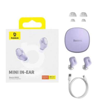 Wireless Earphones Baseus Bowie WM01(Purple)