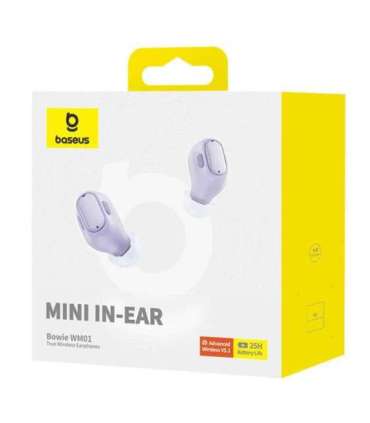 Wireless Earphones Baseus Bowie WM01(Purple)