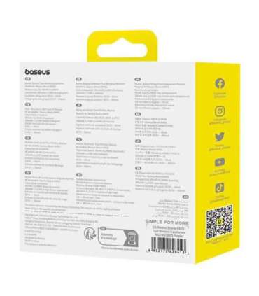 Wireless Earphones Baseus Bowie WM01(Purple)