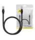 Baseus Ethernet CAT5, 0,5m network cable (black)