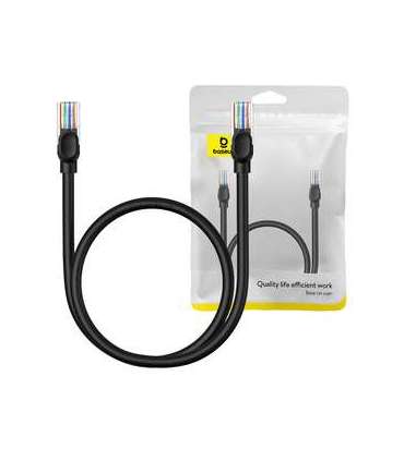 Baseus Ethernet CAT5, 0,5m network cable (black)