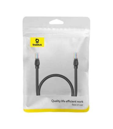 Baseus Ethernet CAT5, 0,5m network cable (black)