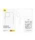Clear Case Baseus iPhone 15 + tempered glass