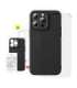 Case Baseus Synthetic Fiber iPhone 15 Pro + tempered glass