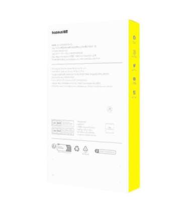 Case Baseus Synthetic Fiber iPhone 15 Pro + tempered glass