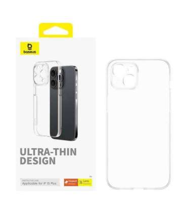 Phone Case for iPhone 15 Plus Baseus OS-Lucent Series (Clear)