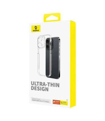 Phone Case for iPhone 15 Plus Baseus OS-Lucent Series (Clear)