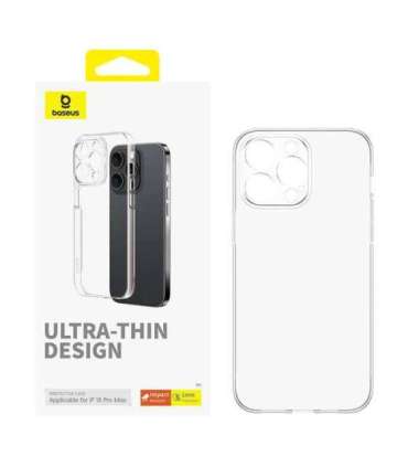 Phone Case for iPhone 15 ProMax Baseus OS-Lucent Series (Clear)