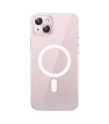 Magnetic Phone Case for iPhone 15 Plus Baseus OS-Lucent Series (Clear)