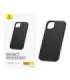 Phone Case for iPhone 15 Plus Baseus Fauxther Series (Black)