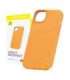 Phone Case for iPhone 15 Pro Baseus Fauxther Series (Orange)