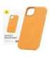 Phone Case for iPhone 15 Plus Baseus Fauxther Series (Orange)