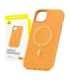 Magnetic Phone Case for iPhone 15 Baseus Fauxther Series (Orange)