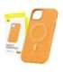 Magnetic Phone Case for iPhone 15 Baseus Fauxther Series (Orange)