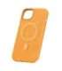 Magnetic Phone Case for iPhone 15 Baseus Fauxther Series (Orange)