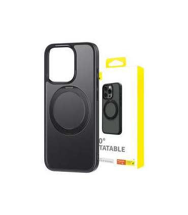 Magnetic Phone Case for iPhone 15 ProMax Baseus CyberLoop Series (Black)