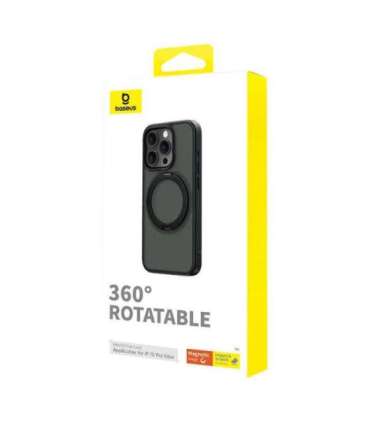 Magnetic Phone Case for iPhone 15 ProMax Baseus CyberLoop Series (Black)