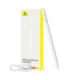 Active stylus Baseus Smooth Writing Series with wireless and cabled charging (White)