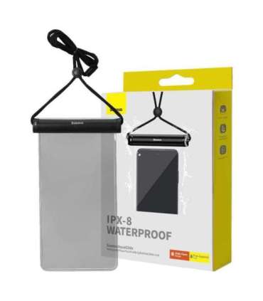 Waterproof phone case Baseus AquaGlide with Cylindrical Slide Lock (black)