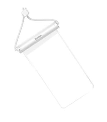 Waterproof phone case Baseus AquaGlide with Cylindrical Slide Lock (white)