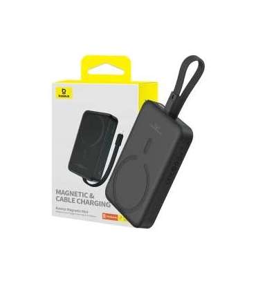 Powerbank Baseus Magnetic Mini 10000mAh, Lightning 20W MagSafe (black)