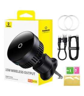 Magnetic Car Phone Holder Baseus MagPro 15W (black)