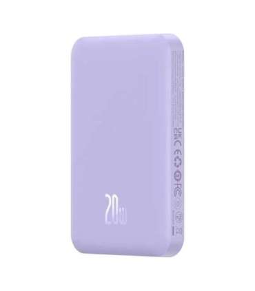 Magnetic Mini Powerbank Baseus 5000mAh 20W (purple)