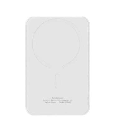 Magnetic Mini Powerbank Baseus 5000mAh, USB-C 20W (white)