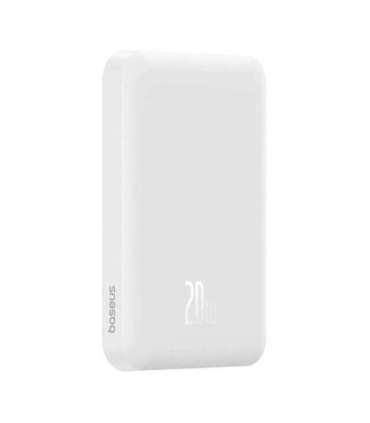 Magnetic Mini Powerbank Baseus 5000mAh, USB-C 20W (white)