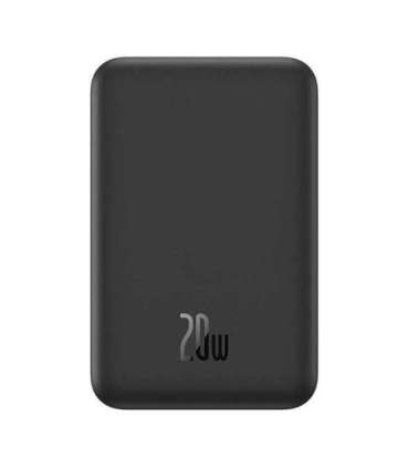Magnetic Mini Powerbank Baseus 5000mAh, USB-C 20W (black)