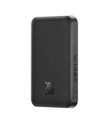Magnetic Mini Powerbank Baseus 5000mAh, USB-C 20W (black)