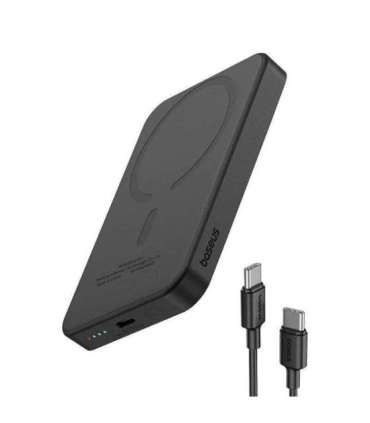 Magnetic Mini Powerbank Baseus 5000mAh, USB-C 20W (black)