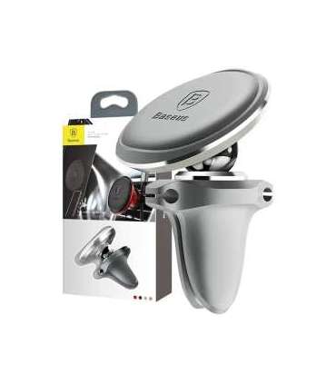 Gravity car mount for air vent Baseus (silver)