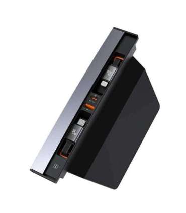 Hub Baseus T-Space with USB-C to lightning cables for Tesla Cars (black)