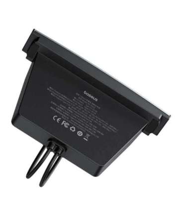 Hub Baseus T-Space with USB-C to USB-C cables for Tesla Cars (black)