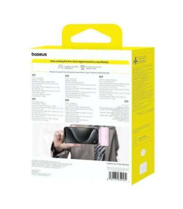 Powerbank Baseus Compact USB-C 5000mAh, 20W (pink)