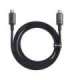 Fast Charging Cable Baseus Crystal Shine USB-C to USB-C 100W, 1,5m, 20Gb (black)