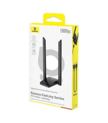 Adapter WiFi Baseus FastJoy 1800Mbps (black)