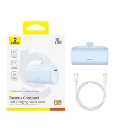Powerbank OS-Baseus Compact IP 5000mAh 20W (blue)