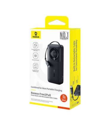 Powerbank Baseus OS Free2Pull 10000mAh 30W +cable (black)