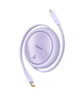 USB Cable Baseus Free2Pull USB-C to iP 20W 1m (purple)