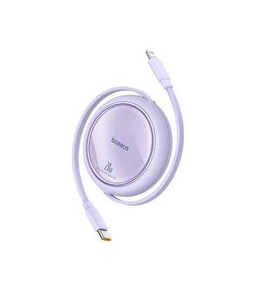 USB Cable Baseus Free2Pull USB-C to iP 20W 1m (purple)