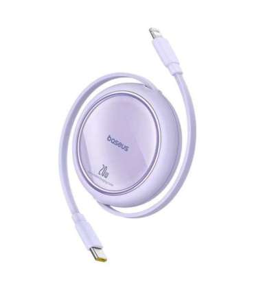 USB Cable Baseus Free2Pull USB-C to iP 20W 1m (purple)