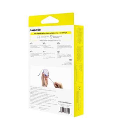 USB Cable Baseus Free2Pull USB-C to iP 20W 1m (purple)