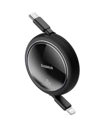 USB Cable Baseus Free2Pull USB-C to iP 20W 1m (black)