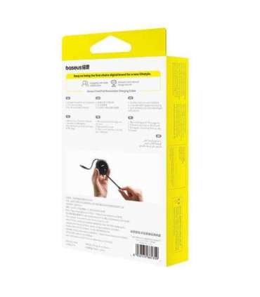 USB Cable Baseus Free2Pull USB-C to iP 20W 1m (black)