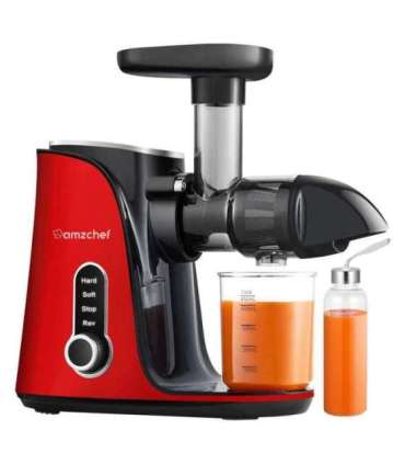 AMZCHEF GM3001-RD slow speed juicer (red)