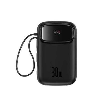 Powerbank Baseus QPow 2 10000mAh 30W 2xUSB-C (black)
